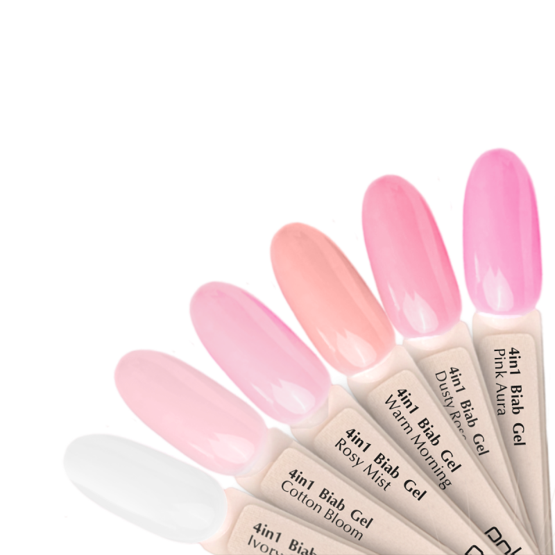 Палітра на тіпсах гель BIAB Gel 4 in 1, (3 кольори)  