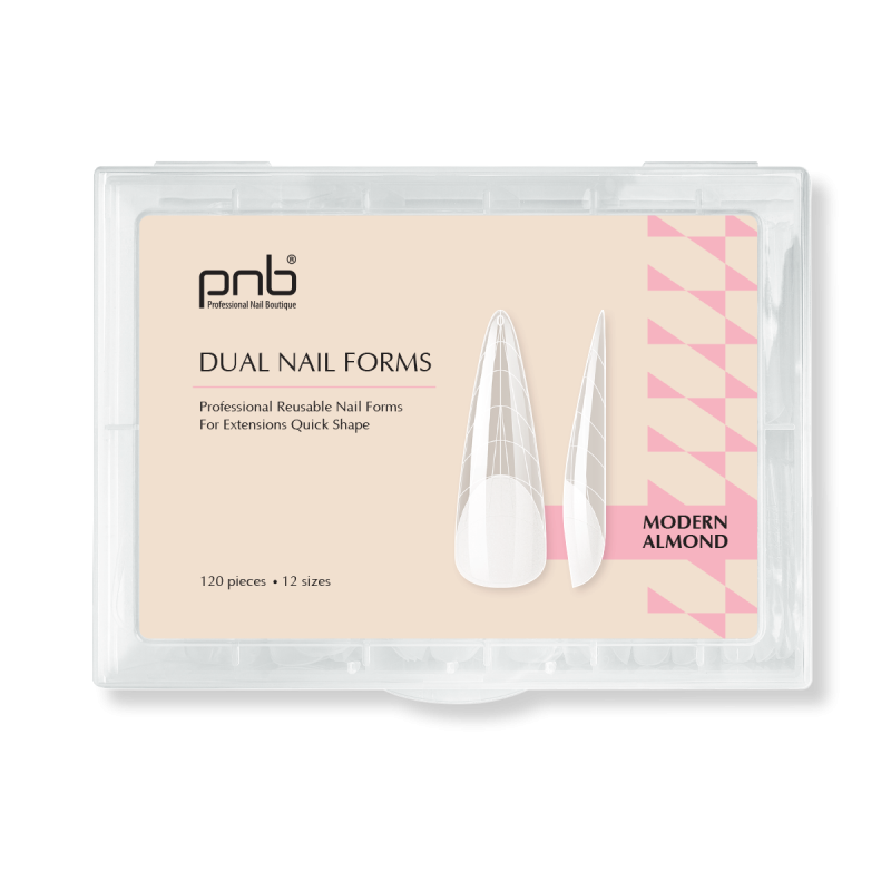 Багаторазові верхні форми Dual Nail Forms PNB, Modern Almond