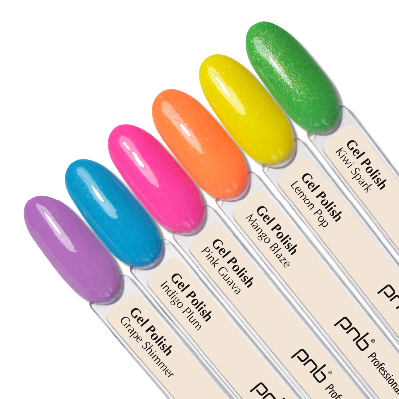 Гель лак PNB Juicy Spark, Grape Shimmer, 8 мл