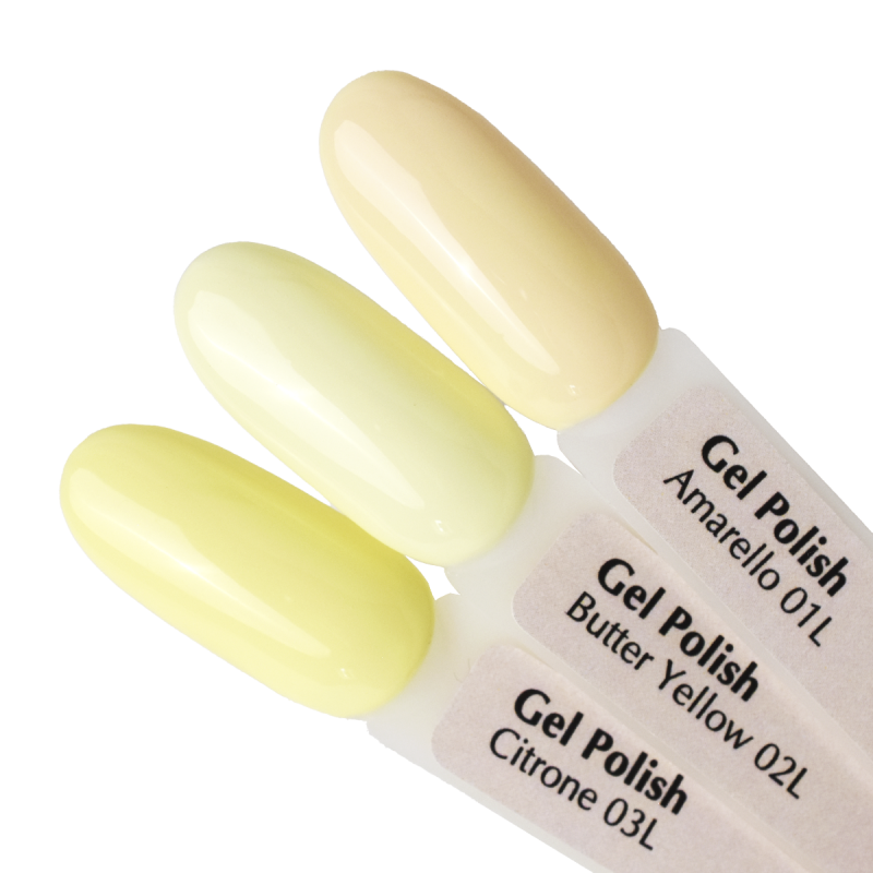 Гель лак PNB 02L Butter Yellow, 8 мл