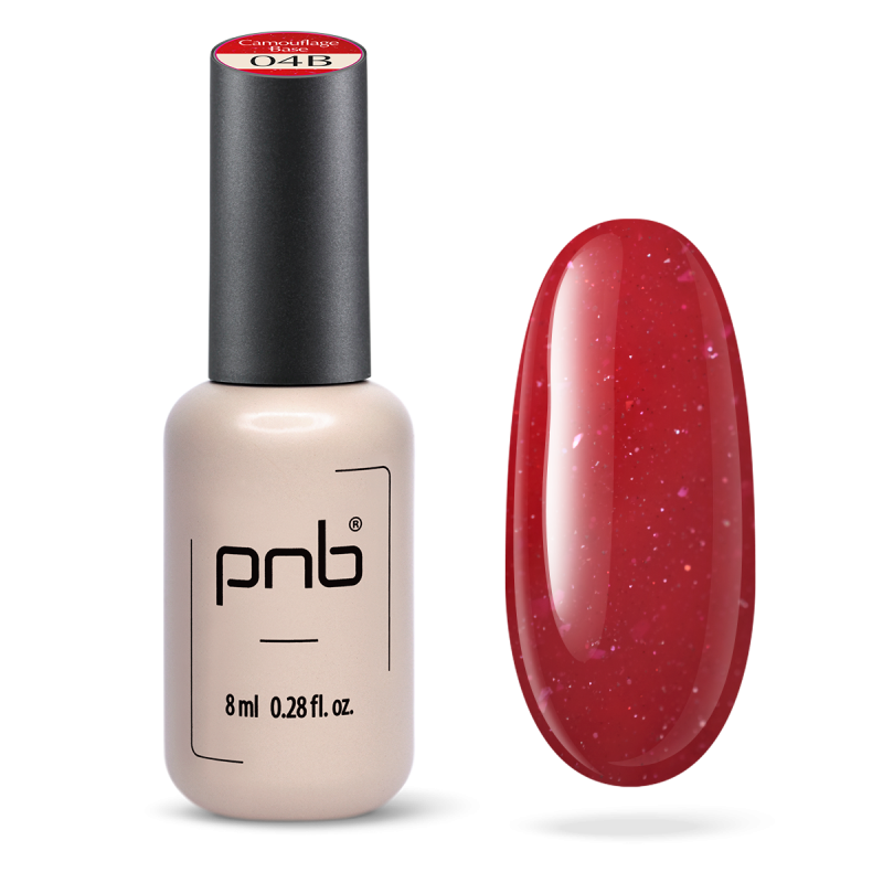 Камуфлююча база PNB, 04B Rubi de Milonga, 8 мл 