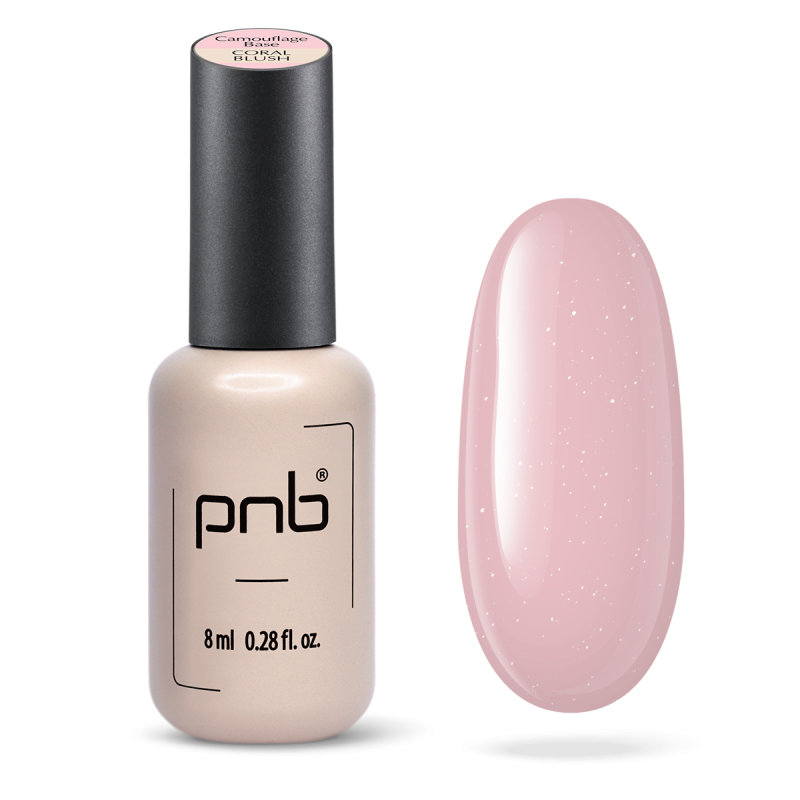Камуфлююча база PNB, Coral Blush, 8 мл 