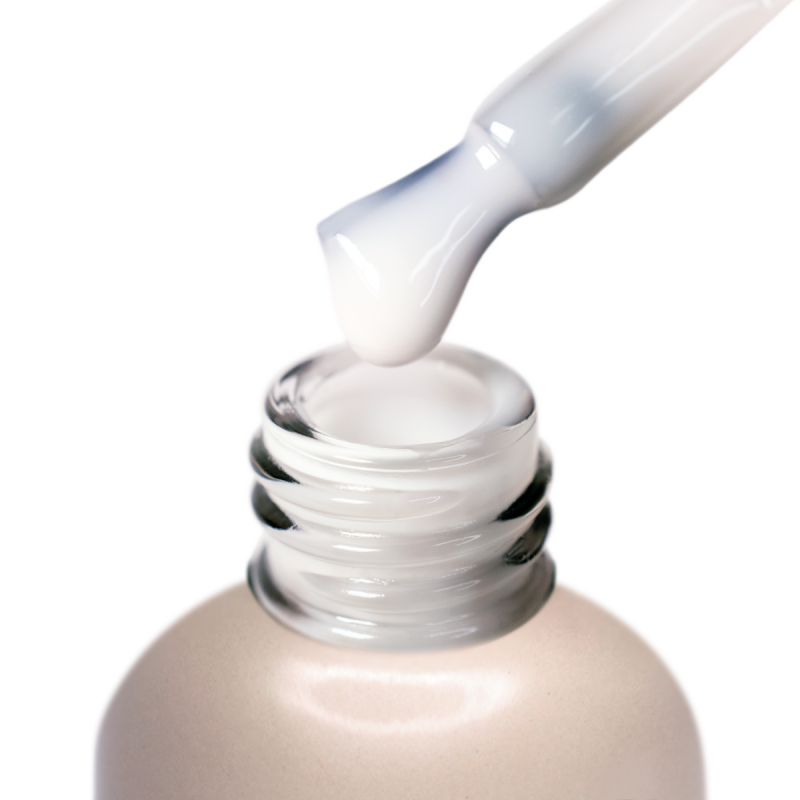 Відновлююча база з нейлоновими волокнами Revital Fiber Base PNB, Milk White, HEMA FREE, 8 мл