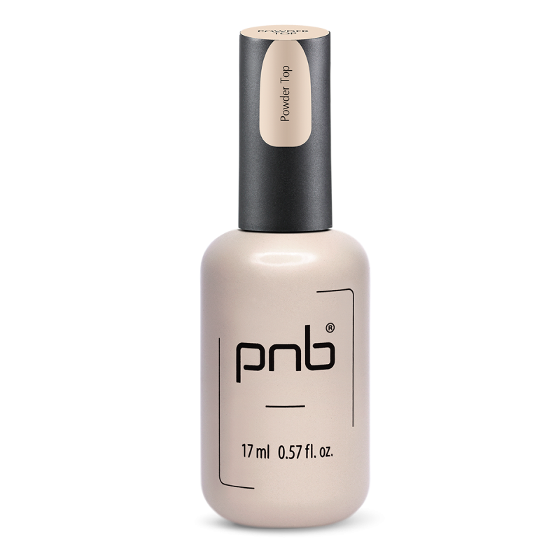 Пудра-Топ з ефектом кашеміру PNB 17 мл / UV/LED Powder Top PNB