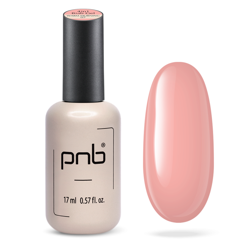 PNB UV/LED 4 in 1 BIAB GEL, 07 Warm Morning, 17 ml