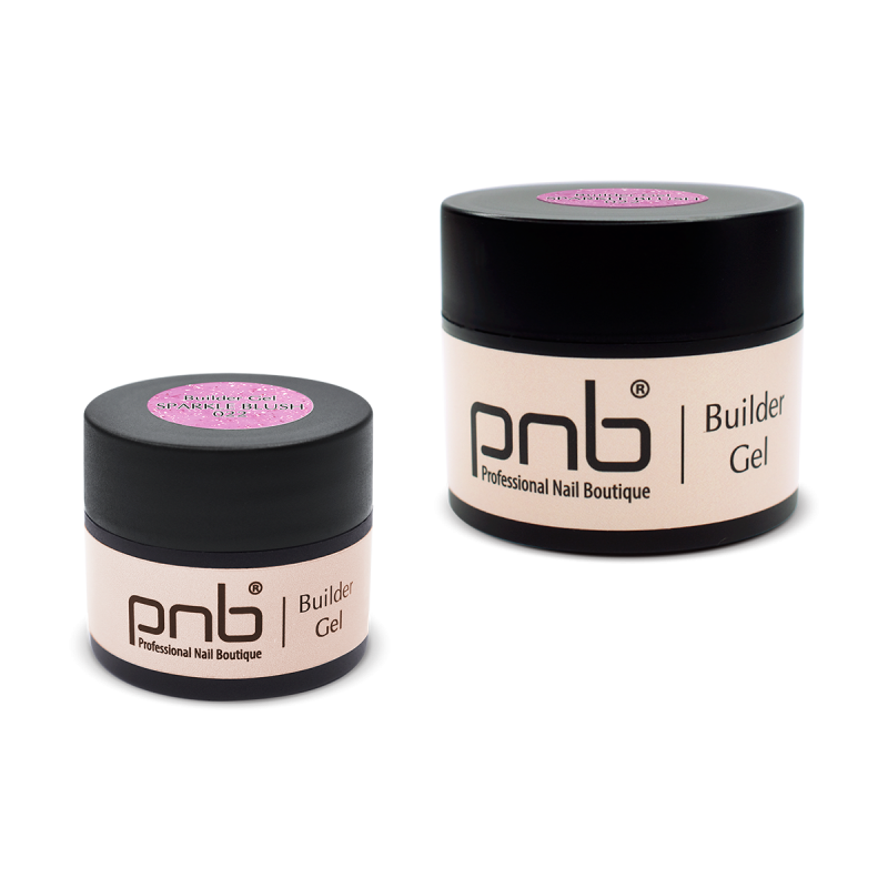 UV/LED Builder Gel, 022 Sparkle Blush, 15 мл