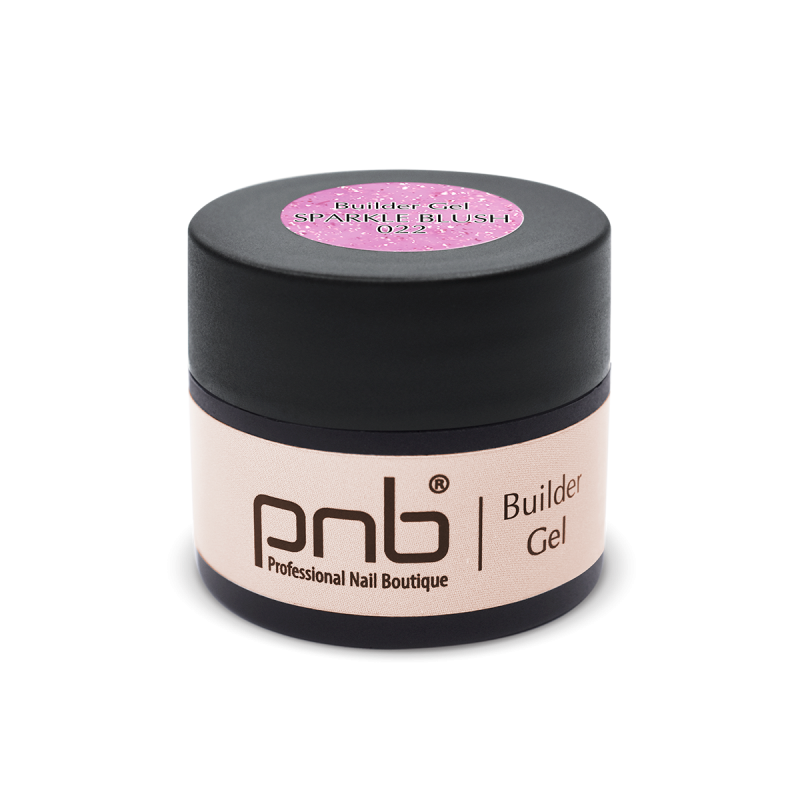 UV/LED Builder Gel, 022 Sparkle Blush, 5 мл