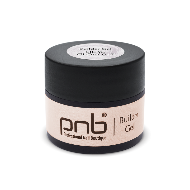  PNB UV/LED Builder Gel, Lilac Glow 017, 5 ml / Бузкове сяйво