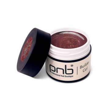 PNB UV/LED Builder Gel, Last Chance Brown Sparkling, 5 ml