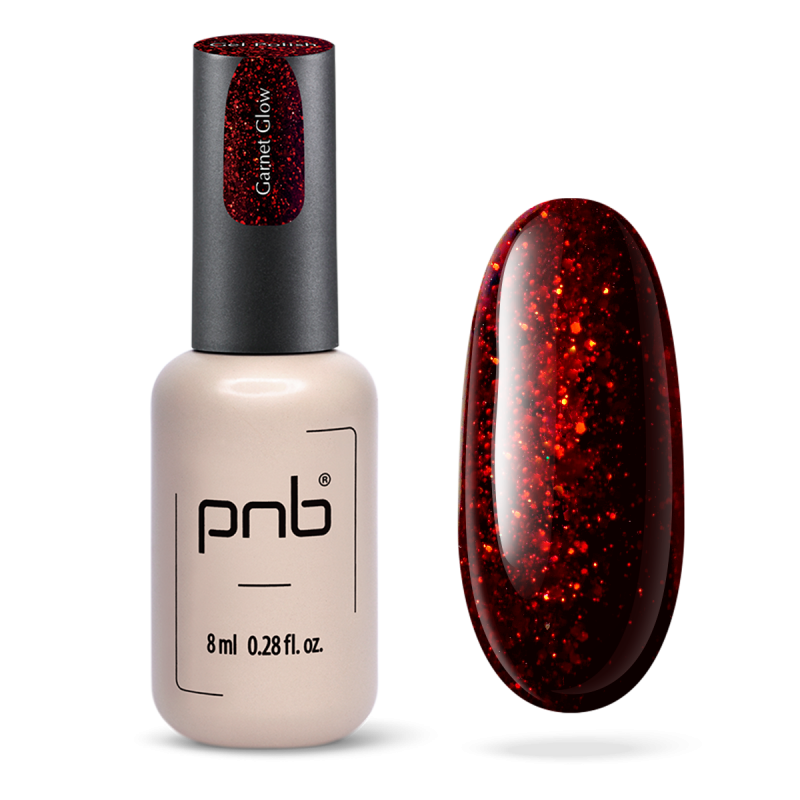 Гель лак PNB Garnet Glow, 8 мл