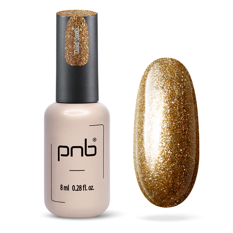 Гель лак PNB Gold Rush, 8 мл