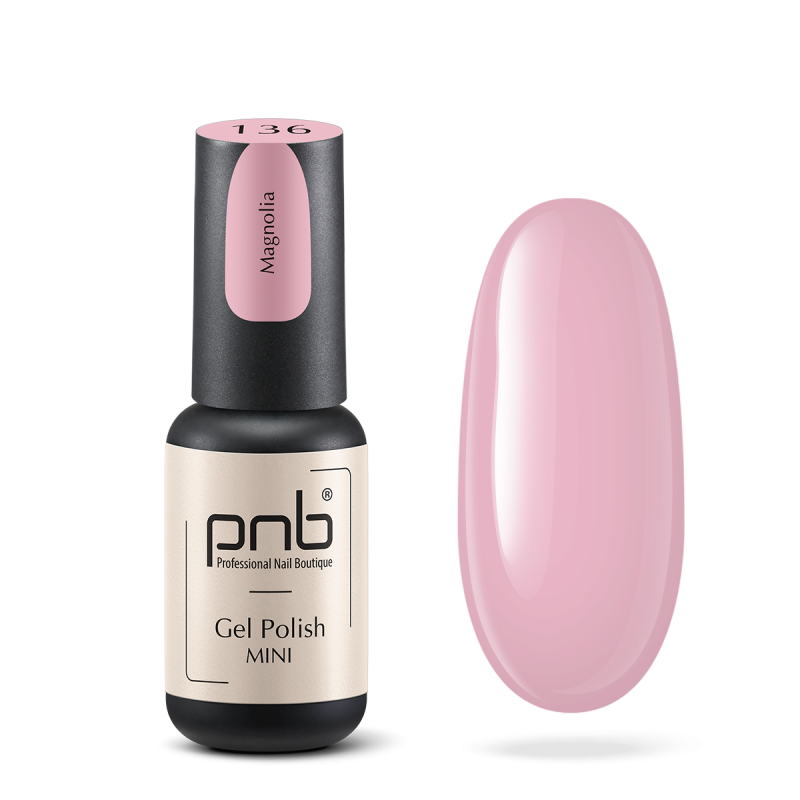 Гель лак PNB mini 136, 4 мл