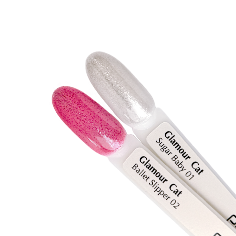 Магнітний гель-лак PNB Glamour Cat 02 Ballet Slipper