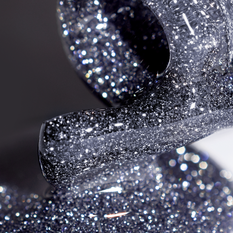 Гель лак PNB Shock Effect, Crystal gray 02