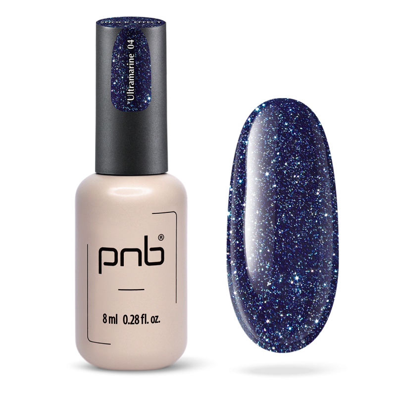Гель лак PNB Shock Effect, Ultramarine 04