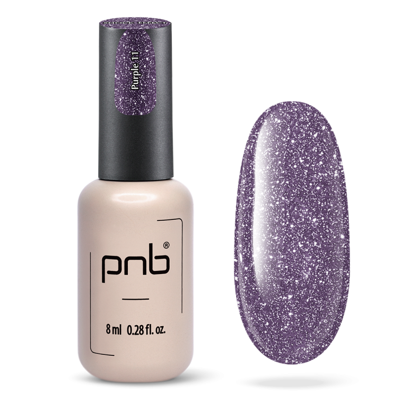 Гель лак PNB Shock Effect, Purple 11