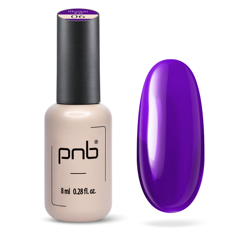 Вітражний гель лак PNB illusion 2.0, 06, 8 мл