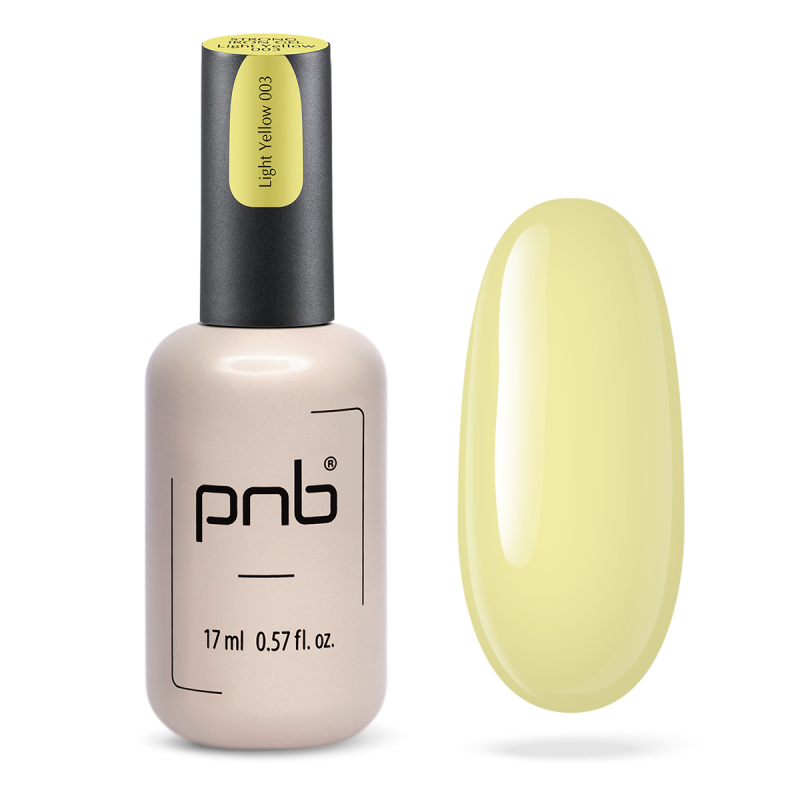 PNB UV/LED Strong Iron Gel, Light Yellow 003, 17ml
