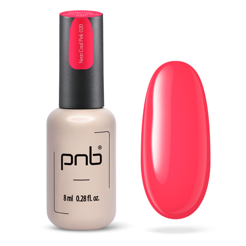 Strong Iron Gel, Neon Coral Pink, 8 ml