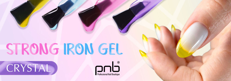 Вітражні відтінки Strong Iron Gel PNB