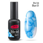 Акварельні краплі чорнила Blur 01 блакитні
