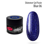 Shimmer Gel Paste / Гель паста с шіммером PNB 06 синя