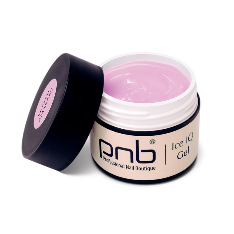 Низькотемпературний рожевий гель / UV/LED Ice IQ Gel, Amarant PNB, 15 ml