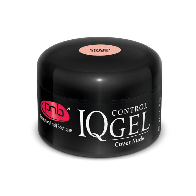 IQ Control Gel Cover Nude / Камуфлюючий нюдовий, бежево-рожевий гель 50 ml