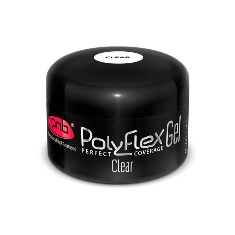 Поліфлекс гель прозорий / UV/LED PolyFlex Gel Clear 50 ml