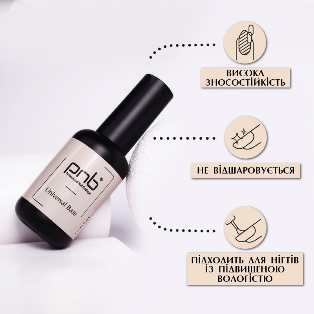 Універсальна база під гель лак та гель ПНБ (Professional Nail Boutique ...
