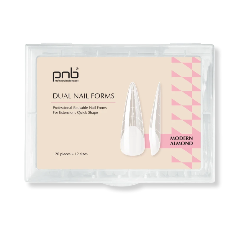 Багаторазові верхні форми Dual Nail Forms PNB, Modern Almond