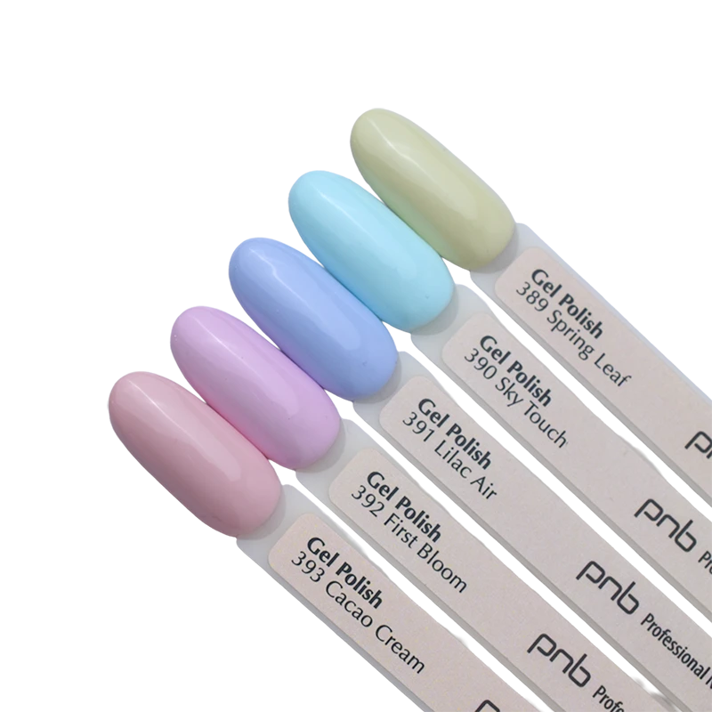 Палітра гель лаків PNB 389-393