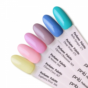 Палітра гель лаків PNB (366-371) Perfume Palette Палітра гель лаків PNB (366-371) Perfume Palette