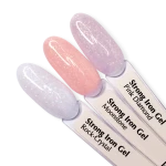 Палітра на тіпсах гель Strong Gel Crystal, з поталлю (3 кольори)