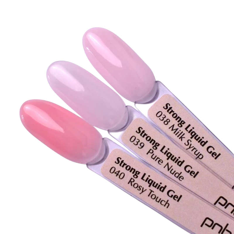 PNB UV/LED Strong Liquid Gel, 040 Rosy Touch, 8 ml