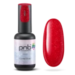 Світловідбиваюча база Crystal Base PNB, Merlot, червоний, 8 мл