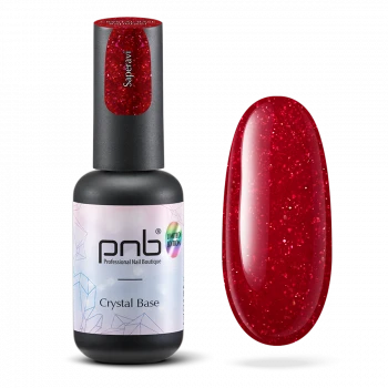 Світловідбиваюча база Crystal Base PNB, Saperavi, червоний, 8 мл