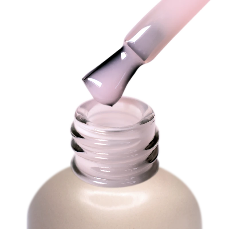 Восстанавливающая база с нейлоновыми волокнами Revital Fiber Base PNB, Milk Pink, HEMA FREE, 17 мл