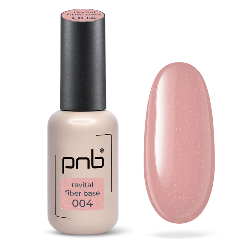 Відновлююча база з нейлоновими волокнами Revital Fiber Base PNB, Floral Nude, HEMA FREE, 8 мл