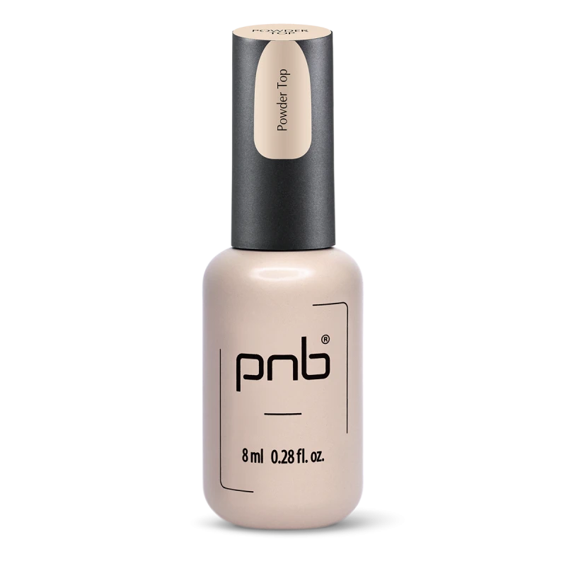 Пудра-Топ з ефектом кашеміру PNB 8 мл / UV/LED Powder Top PNB