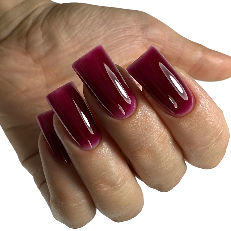 Моделюючий гель Builder Gel бордовий PNB 040 Berry Night (15 мл)