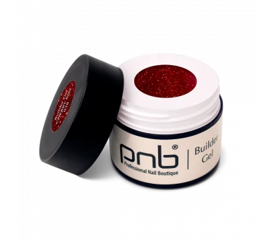 Моделюючий гель Builder Gel червоний PNB 038 Cherry Kiss (15 мл)