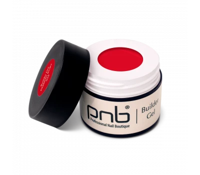 Моделюючий гель Builder Gel червоний PNB 039 Passion Ruby (15 мл)