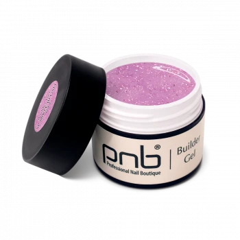 PNB UV/LED Builder Gel, 022 Sparkle Blush, 15 мл