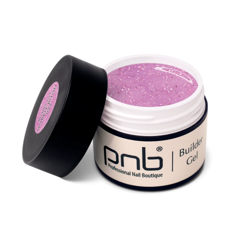 UV/LED Builder Gel, 022 Sparkle Blush, 15 мл