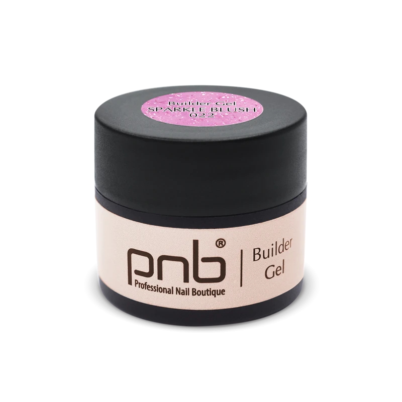 UV/LED Builder Gel, 022 Sparkle Blush, 5 мл