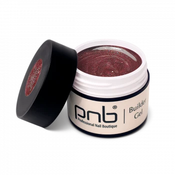 PNB UV/LED Builder Gel, Last Chance Brown Sparkling, 15 ml
