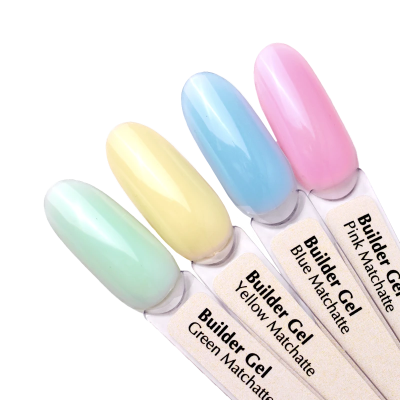 PNB UV/LED Builder Gel, Matchatte Green, 5 мл