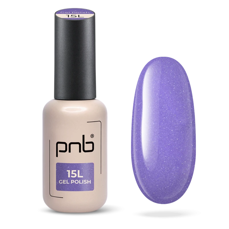 Гель-лак PNB 15L Lavender Glow, 8 мл