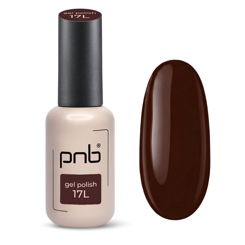 Гель-лак коричневый PNB Equestrian Club №17L, эмаль (8 мл)